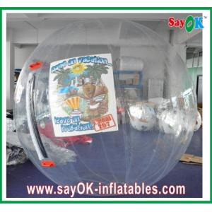 China Inflatable Yard Games TPU / PVC Inflatable Sports Games , Water Park Water Walking Ball supplier