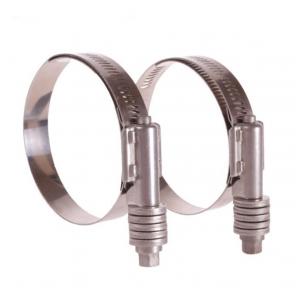 China Universal Safety High Torque Constant Tension Metal Hose Clamp Heavy Duty American Type supplier