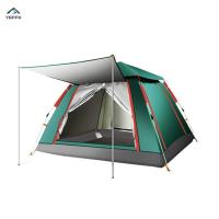 China Waterproof 2-3 Person Family Pop Up Tents , 10S Camping Pop Up Tent With Sun Shade on sale