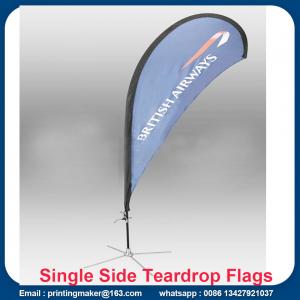 China Large Size Teardrop Flags Banner Printing supplier