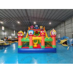 Tarpaulin Inflatable Water Slides Cartoon Themed Kids Water Jumping Castle