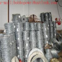 hot-dip galvanized steel coiled barbed wire/2018 hot sale galvanized or PVC coated barbed wire/barbed wire price per ton