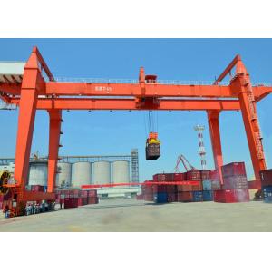 China OEM Double Girder Gantry Crane , 100 Ton Gantry Crane With 2 Trolley Hook supplier