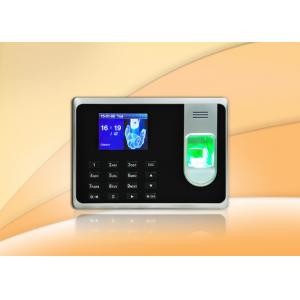 China 2.8 Fingerprint Time Attendance System Employee Time Clock With SSR Report supplier