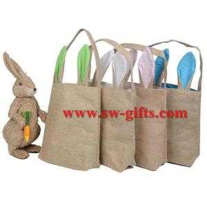Easter eggs baskets jute bags cute gifts bunny mascot the easter bunny cotton bag decorations toys dinosaur easter egg