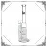 China Grace Straight Tube Bong Clear Glass Water Pipe Double Honeycomb Perc Hookah wholesale