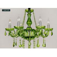 China Suspended Green Color 40Watts Tree Shape Candle Style Chandelier on sale