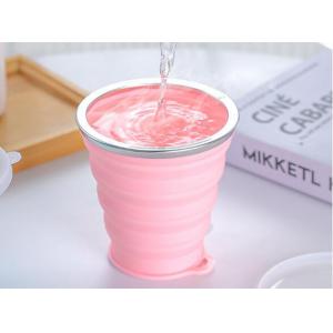 China Food Grade Silicone Foldable Cup Silicone Collapsible Cup For Drinking supplier