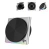 China High-End Metal Magnetic Car Mount 9-Color RGB Light Effect Ultra-Thin Design One-Hand Operation Fast Charging wholesale