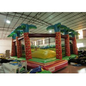 China Inflatable soft moutain sport game inflatable jumping hill with safety net wholesale