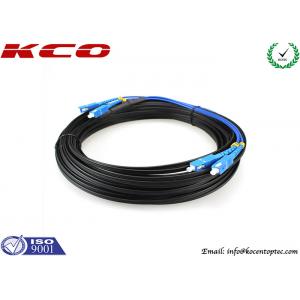 SC / UPC To SC / UPC FTTH Single Mode Duplex Fiber Optic Patch Cord