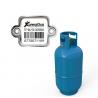 China Permanent LPG Cylinder Barcode Label For Managing Gas Clinder Chemical Resistance wholesale