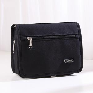 Waterproof Depth 10cm Cosmetic Makeup Bag With Plastic Hook