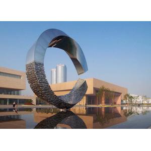 China 500cm Large Outdoor Metal Sculptures Abstract For Building Decoration wholesale