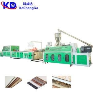 China Integrated PVC Panel Production Line Fireproof  Wall Panel Production Line 300-400kg/Hr supplier
