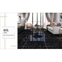 China Double Layer Polished Ceramic Floor Tiles Black And White 600*600mm on sale