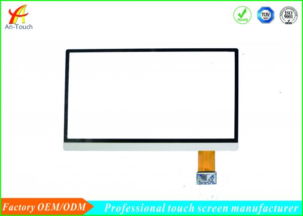 Commercial USB Capacitive Touch Screen , Multi Touch Sensitive Panel