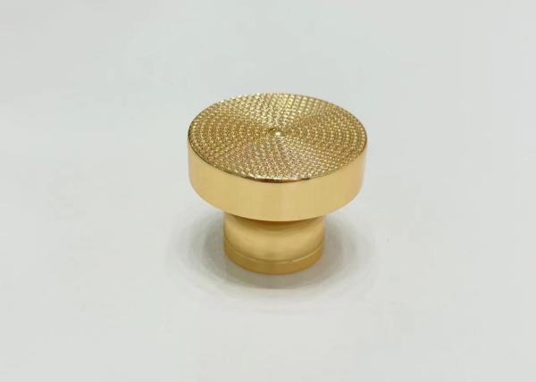 Durable And Elegant Gold Metal Perfume Cap For Branding And Personalization