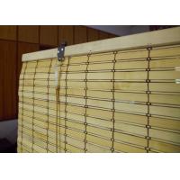 China Smooth Surface Bamboo Patio Shades , Window Curtains Bamboo Custom Color on sale