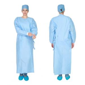 China Medical Surgical Disposable Lab Coats , Disposable Protective Wear Uniform Full Body supplier