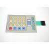 Flat / Embossed Push Button Membrane Switch Keyboard With LCD Display Window