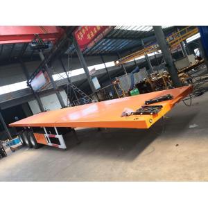 12 Fuerza del neumático Contenedor de tres ejes Tractor de cama plana con tren de aterrizaje Jost E100