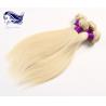 China Remy Blond Color Human Hair Extensions / Colored Weave Hair Extensions wholesale