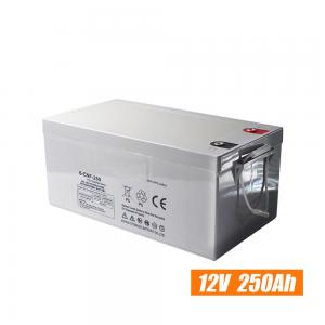 China White 200Ah Solar Lead Acid Battery , 12V 200Ah Lead Acid Battery supplier