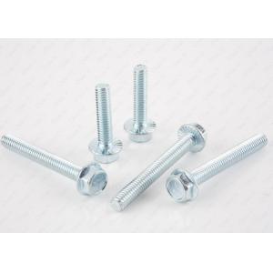 Indented Serrated Hex Head Bolts , Stainless Steel Metric Hex Head Flange Bolt