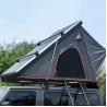 China Customized Logo Grey Triangle Rooftop Tent With Aluminum Shell wholesale