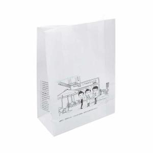 China Food Grade Packaging Kraft Paper Bag Folding Bread Packaging Bags supplier