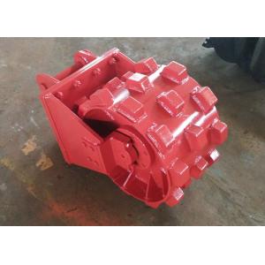 China Replaceable Excavator Compaction Wheel  Pick Up Joint Step Design Step Design supplier