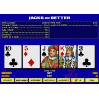 China 76*61*170cm Video Gambling Machines  ,  Eight In One Jacks Or Better / Joker Poker King / Jackpot Gambling Slot Machines on sale