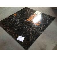 China 400x800mm Polished Glazed Tiles , 7.8mm 6pcs/ctn Porcelain Wall Floor Tiles Golden Line on sale
