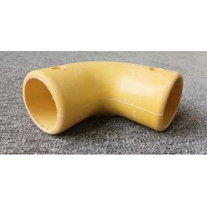 High Strength FRP Connectors Handrail Fence Fittings Fiberglass Tee / Pipe Connector Tube Elbow