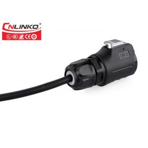 China Led Equipment Waterproof Circular Connectors CNLINKO M16 4 Pin Electrical Panel Plug Socket supplier