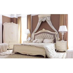 China High end home furniture luxury double wood carving bed for bedroom furniture supplier