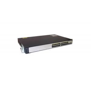 Layer 3 Cisco 10 Gigabit Switch With 2 X SFP WS-C3750V2-24TS-E Rack Mountable