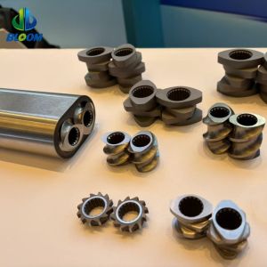 China Extruder parts Screw Segment barrel and liner for Plastic resin mixing, compounding and granulation with halogen-free flame retardant wholesale