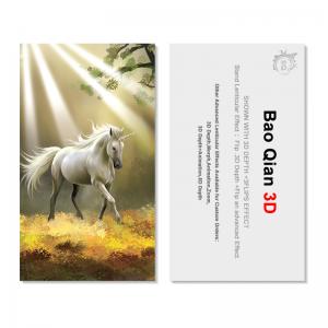 China 3D Flip Changing Business Card Lenticular Printing Services For Business supplier