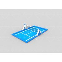China Floating Water Sport Game Blue PLATO Inflatable Volleyball Court on sale