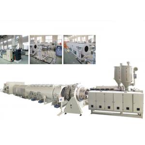 China Red Color PE Pipe Making Machine , PE Pipe Extrusion Line 415-630MM Diameter supplier