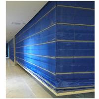 China Super Inorganic Fabric Fire Roller Curtain Automatic Opening Style Polymer Door Type on sale