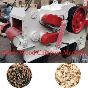 China 110kw Wood Chip Making Machine Carbon Steel Blade Tree Chipper Machine supplier