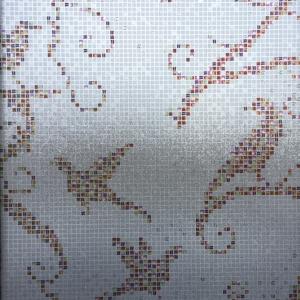 China Bird Mosaic Privacy Adhesive Free Static Cling Window Film For Glass Decoration supplier