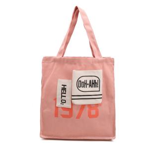 Korean monogrammed shoulder bag small niche color canvas crossbody bag eco-bag lady