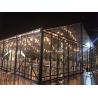 20x40m Transparent Aluminum Structure Tent With Glass Sidewall And Glass Door