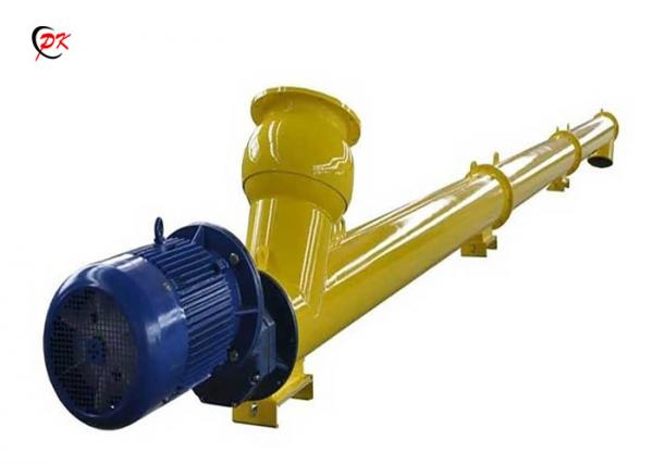 Small Cement Auger Screw Conveyor Inclined Tubular Hopper Concrete Powder Worm