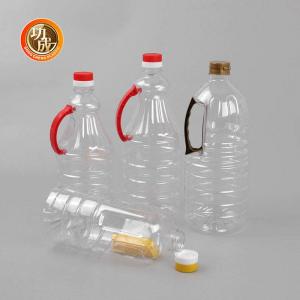Peanut Oil Plastic Condiment Bottles PET Transparent Plastic Soy Sauce Bottle