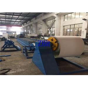 China Seamless Double Lock Roof Panel Roll Forming Machine 1200mm Feeding Width supplier